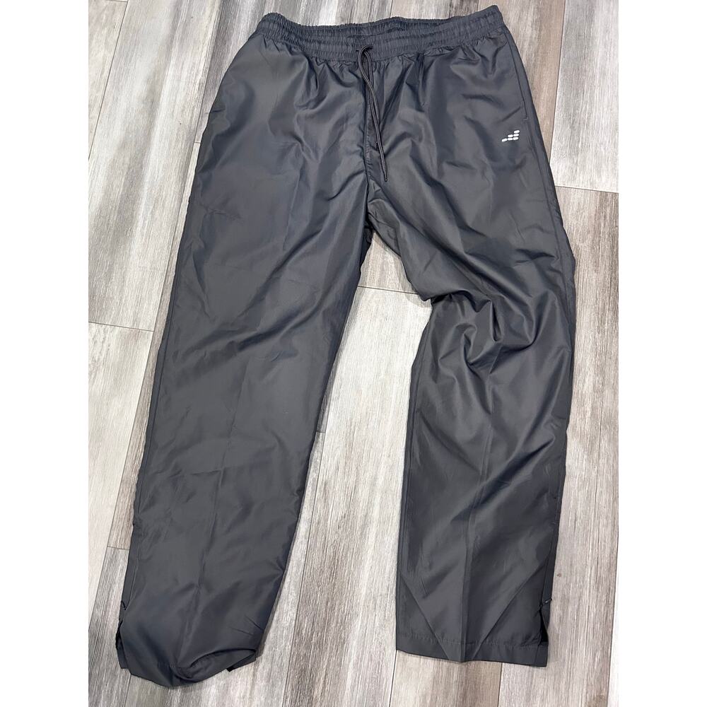 BCG Men's Athletic Joggers Nylon Windbreaker Gym Track Zip Hem Pants Men Sz XL
